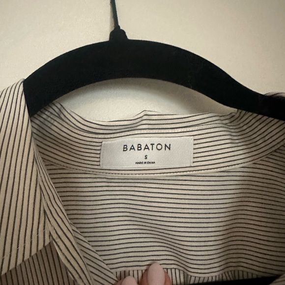 Aritzia Babaton striped button-up - Picture 3 of 4